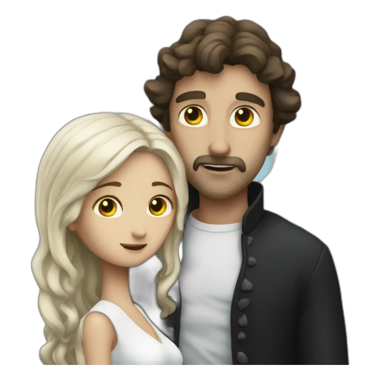 Angel of death with his wife sticker