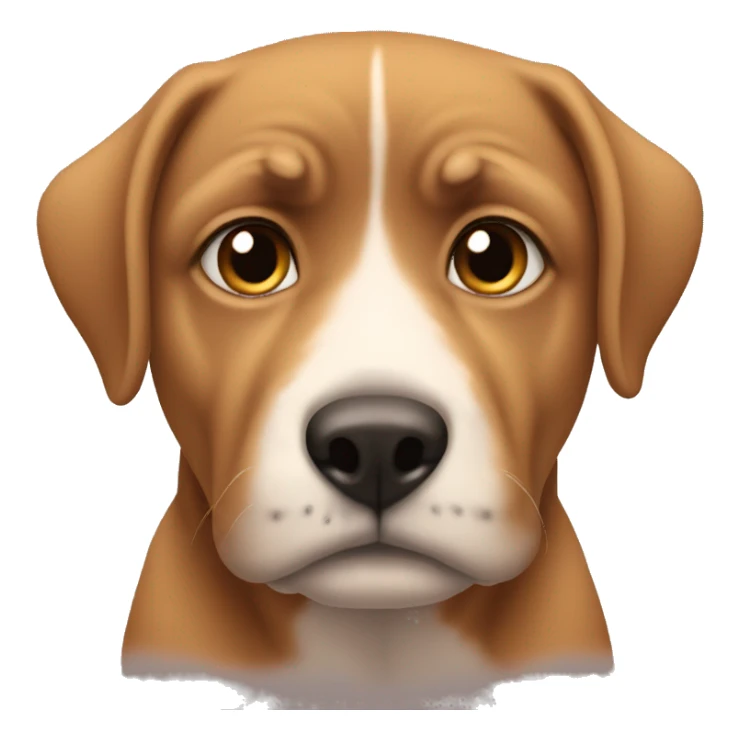 Guilty face with puppy eyes  sticker