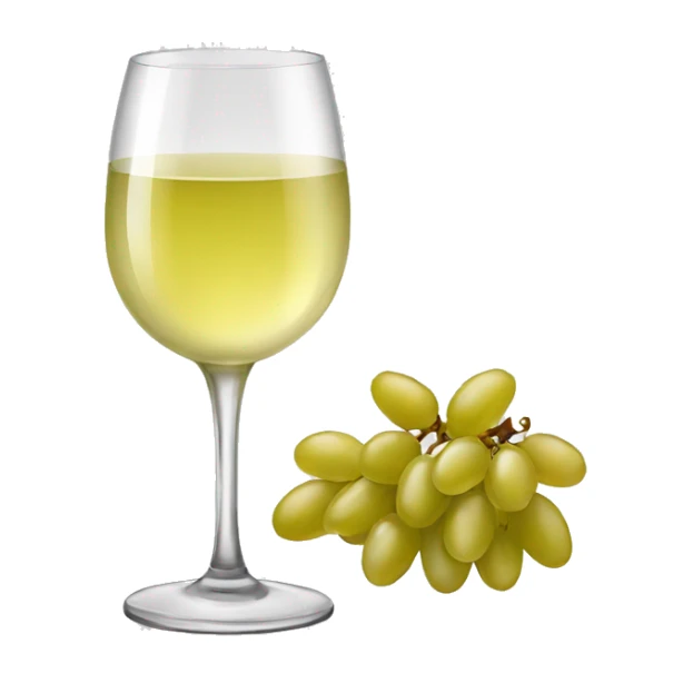 glass of white wine sticker