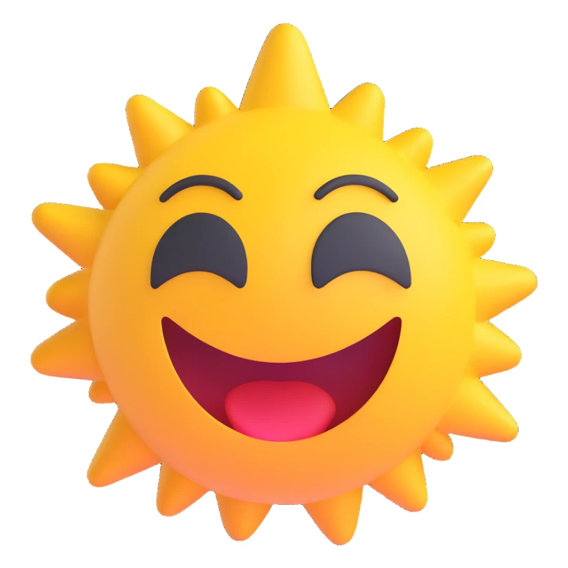 the word 'boom' in bold and expressive style, 3D emoji style sticker