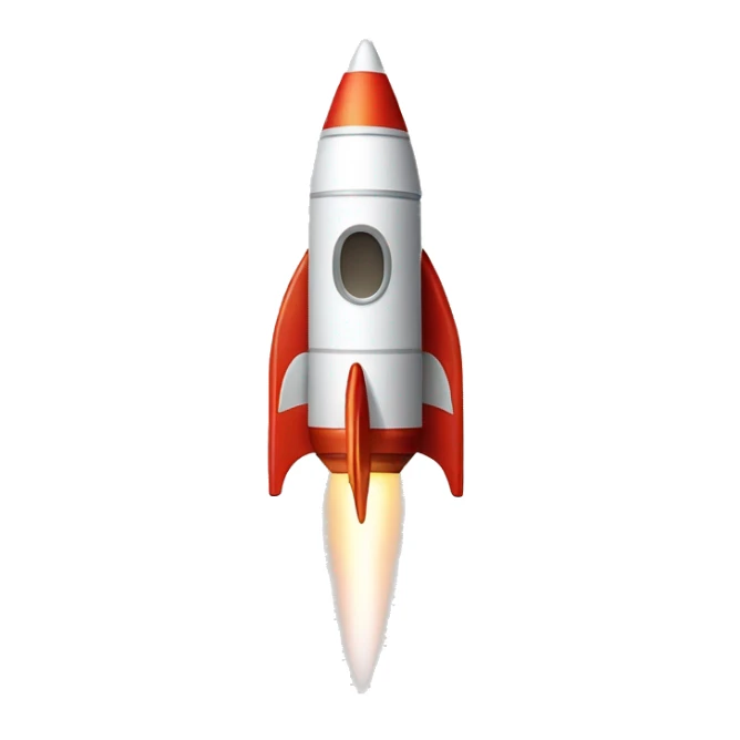 Rocketship with colors #123440 and #CAFEA0 sticker