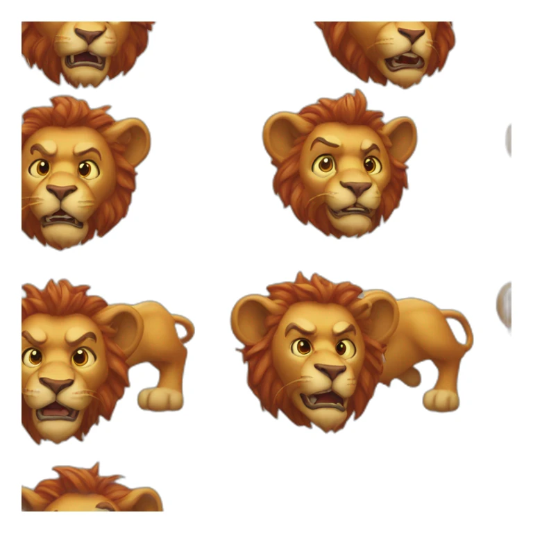 trouble, especially in the form of devil characters, bad lion and lions general mischief, and sexual innuendo with crown sticker
