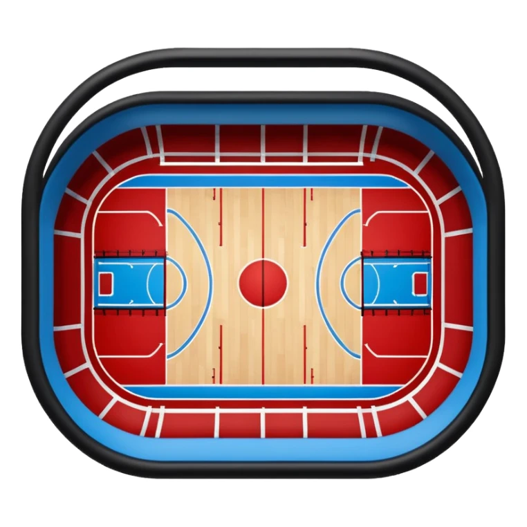 basketball stadium field (#00A3E0) and red (#F9423A) sticker