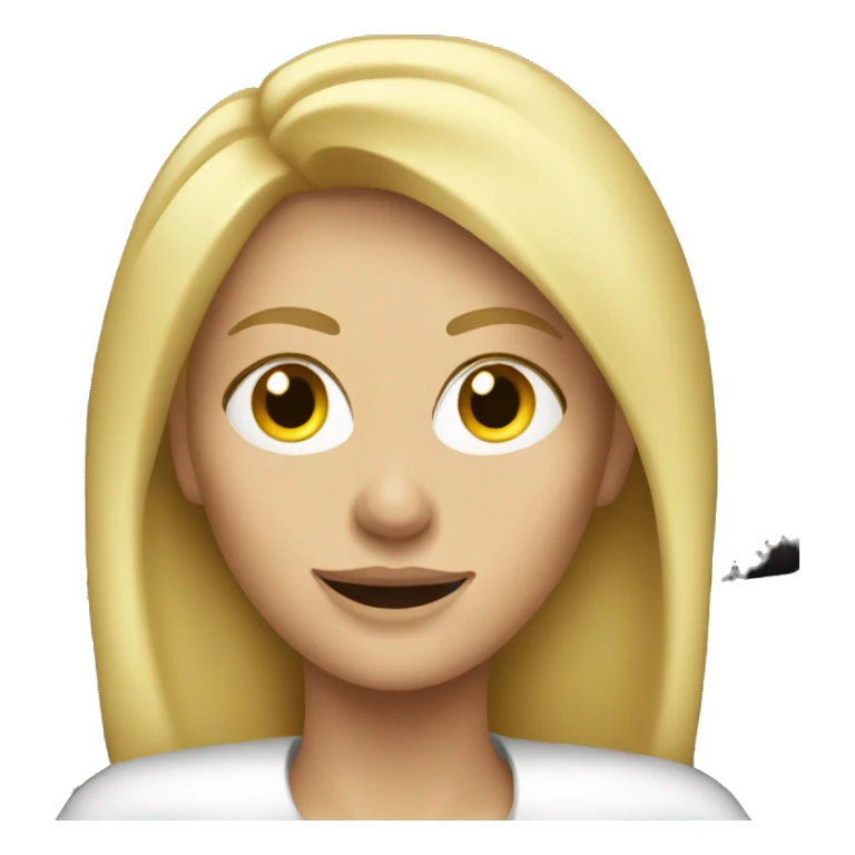 blonde woman driving sticker