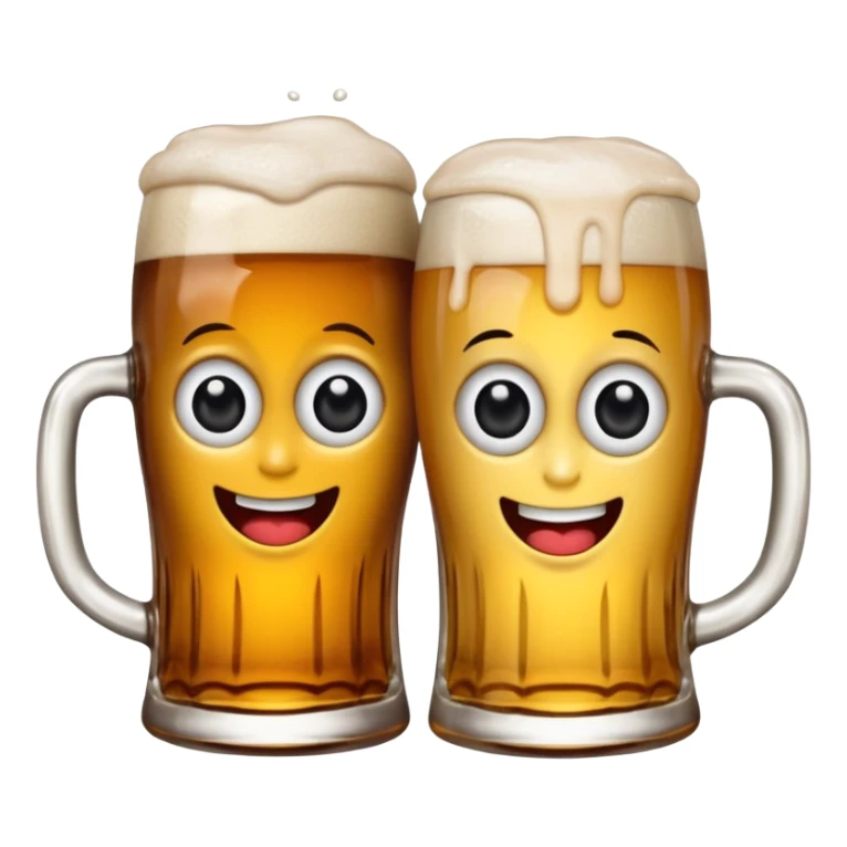 cervezas con ojos y bocas bebiendo alcohol con amigas cervezas sticker