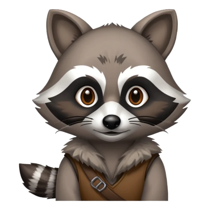 Raton laveur basé sur Runescape old school qui dit nice en mode BD sticker