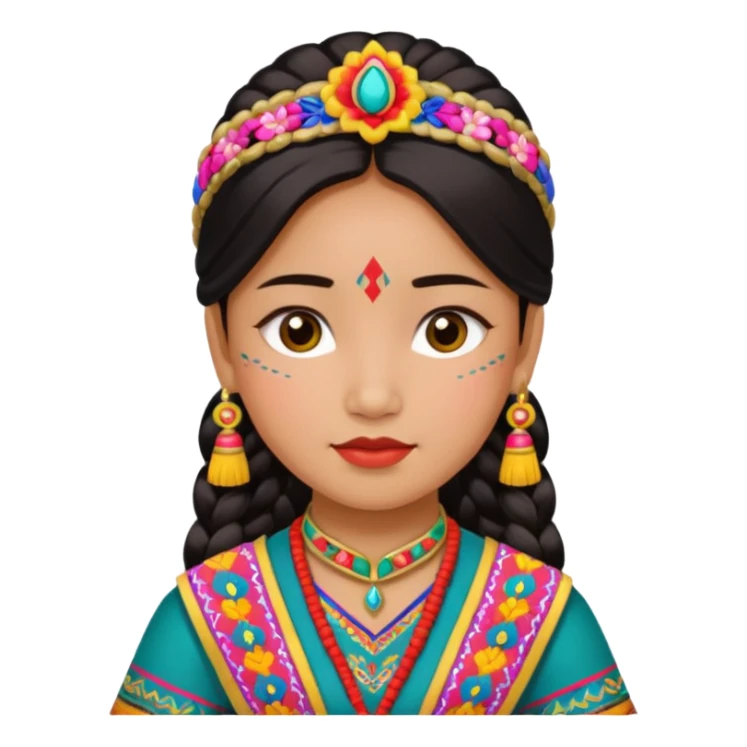 Gurung dress girl sticker