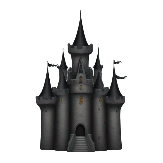 goth castle sticker