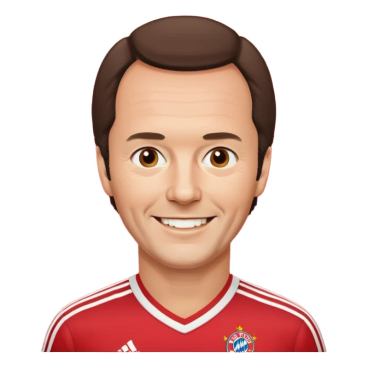 FC Bayern Munich Franz Beckenbauer in 1970s sticker