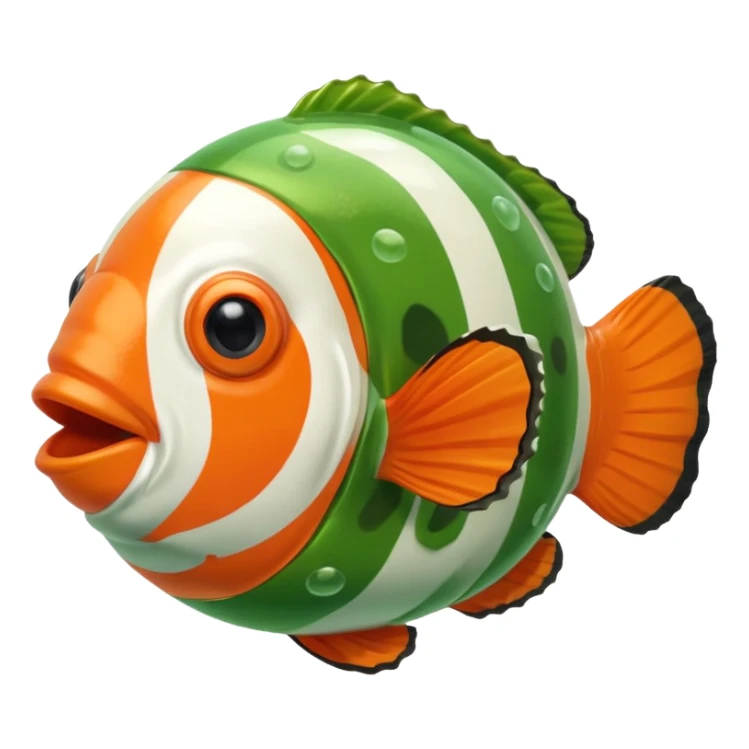 Ball of Goos with Clownfish  sticker