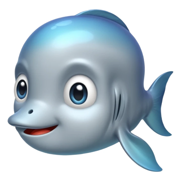 the side view of the head of the bloop sticker