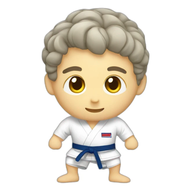 JUDOKA  JOUEUR DE FOOT sticker