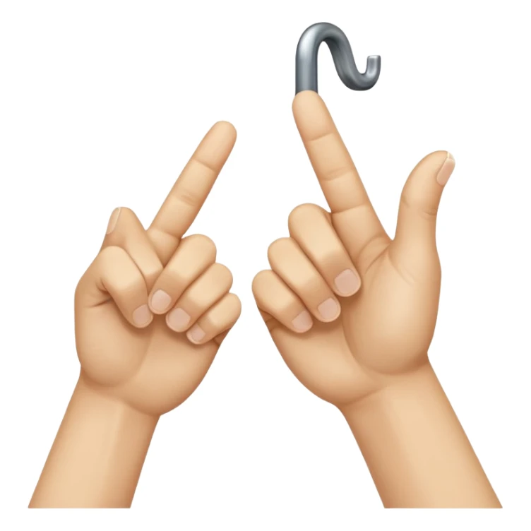 Hold up your hands. With your left hand, make a ‘6’ by curling your index finger like a hook while sticking your thumb out. With your right hand, make a ‘7’ by pointing your index finger straight and your thumb sideways like an L-shape. Put both hands next to each other — that’s the 67 meme sticker