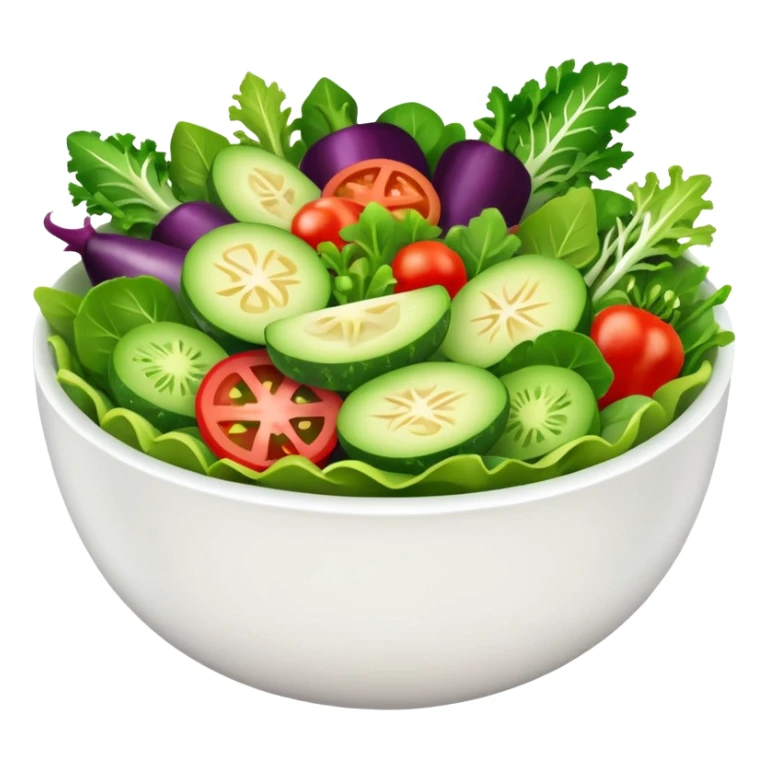 healthy food salad bowl sticker