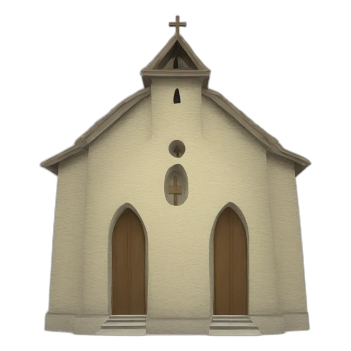 ronchamp chapel sticker