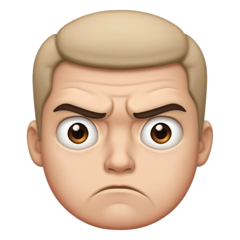 Pissed off and like annoyed emoji sticker
