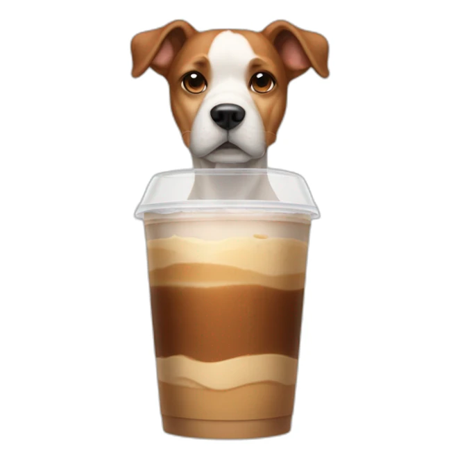 Gay Muscles / iced coffee / / dog  sticker