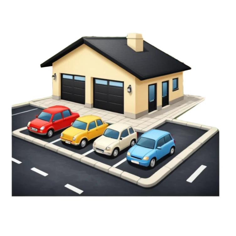 Parking area holiday home sticker