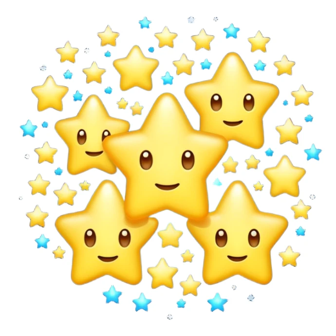 small stars sticker