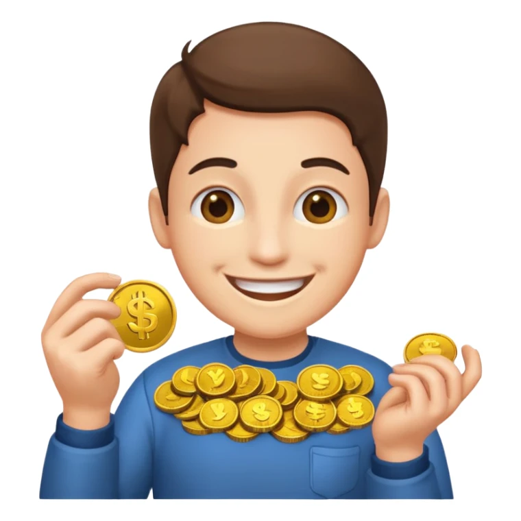 do a emoji to describe getting your moneys worth sticker