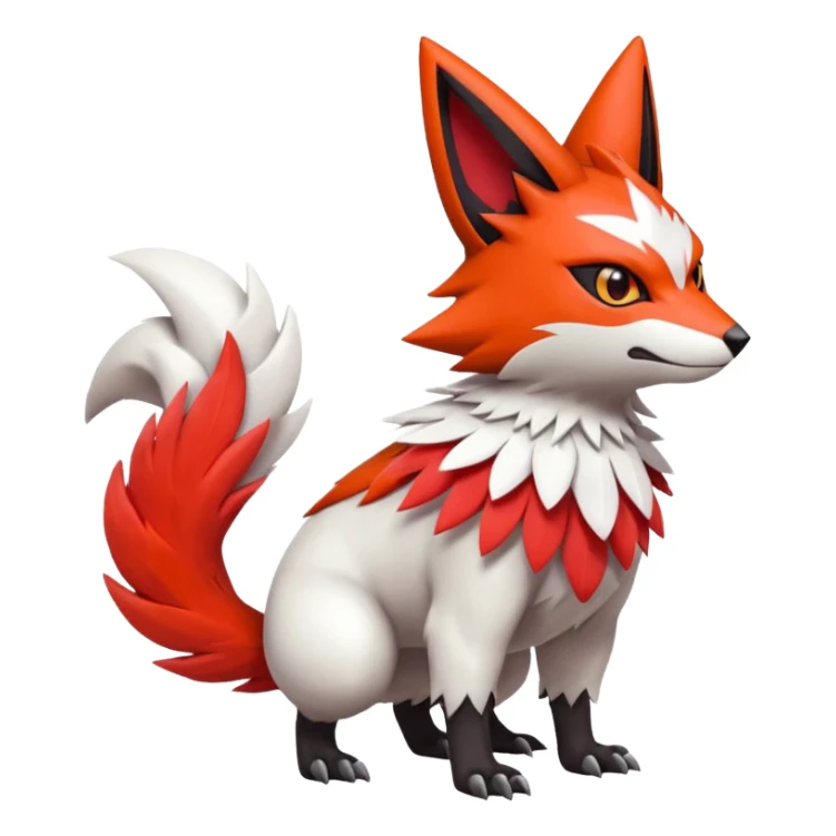Litten-Zangoose-Trico-fusion sticker