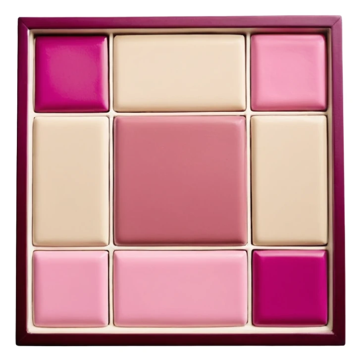 Quadratische Basisplatte mit abgerundeten Ecken, Farben: sanftes Beige für die Platte, zartes Rosa für die Öffnung). Details: Zentraler Kreis (Stomaöffnung) mit kleinen Löchern rundherum. Leichte Schatten für einen 3D-Effekt. Transparenter ovaler Beutel oben angedeutet, mit Klettverschluss. sticker