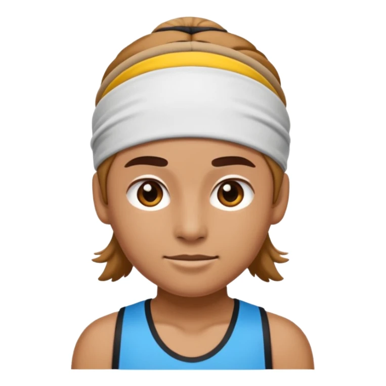 Athleteemoji wear headband sticker