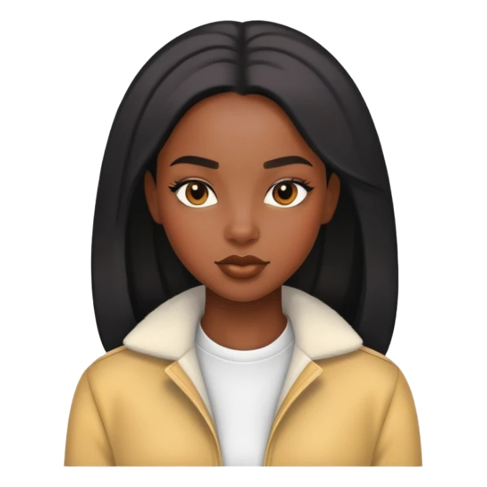 aesthetic black girl sticker