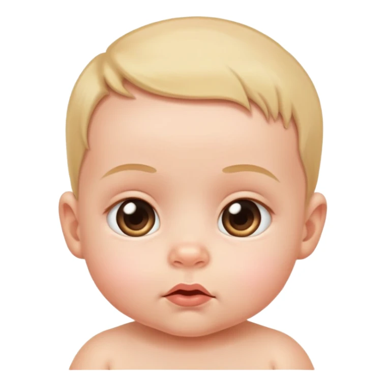 Baby side eye sticker