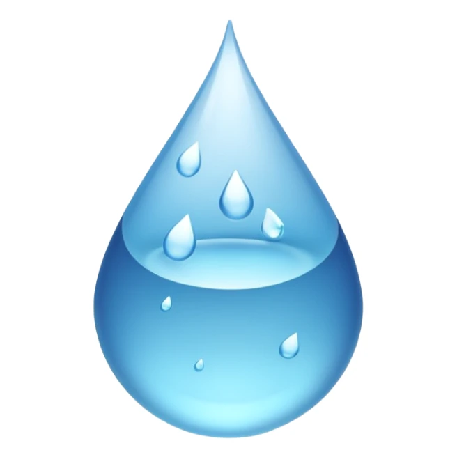 A drop of water  sticker