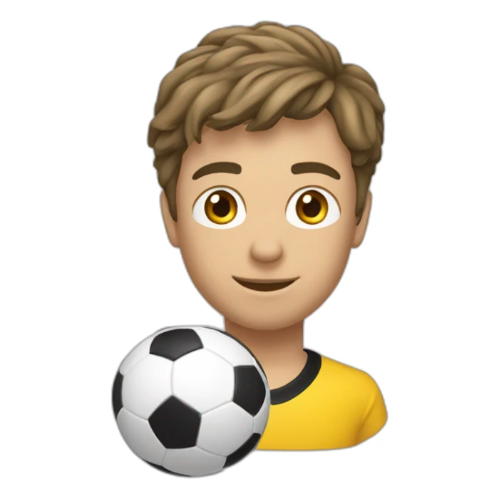 Ballon de foot en or un seul sticker