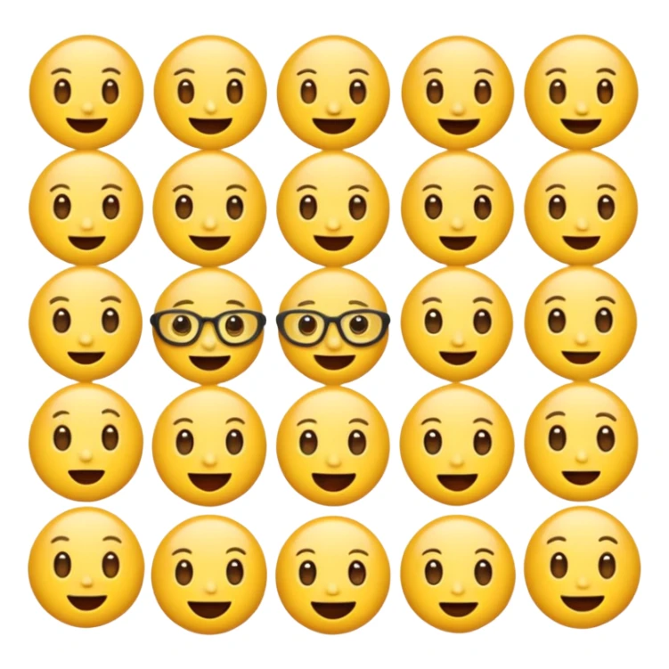 All the dumb like emoji's combined  sticker