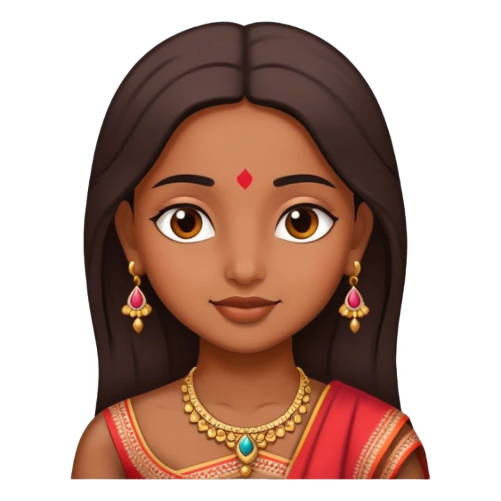 An Indian girl in love sticker