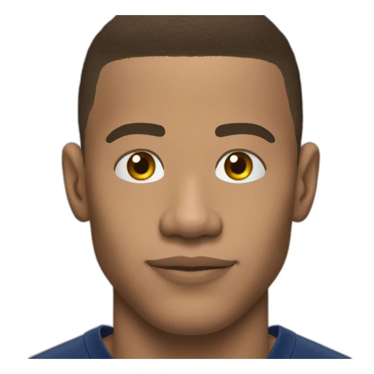 Mbappé qui fait des cœur sticker