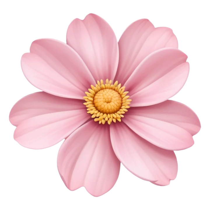 Pastel pink flower sticker