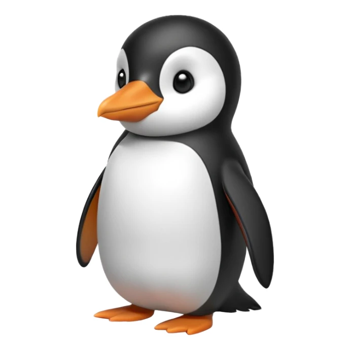 Pingüino sin boca sticker