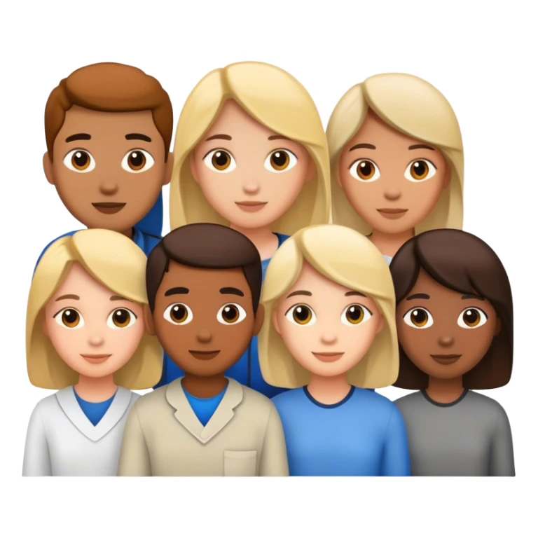 group of students sticker