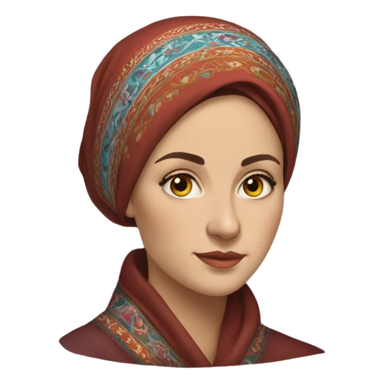 Russian woman  sticker