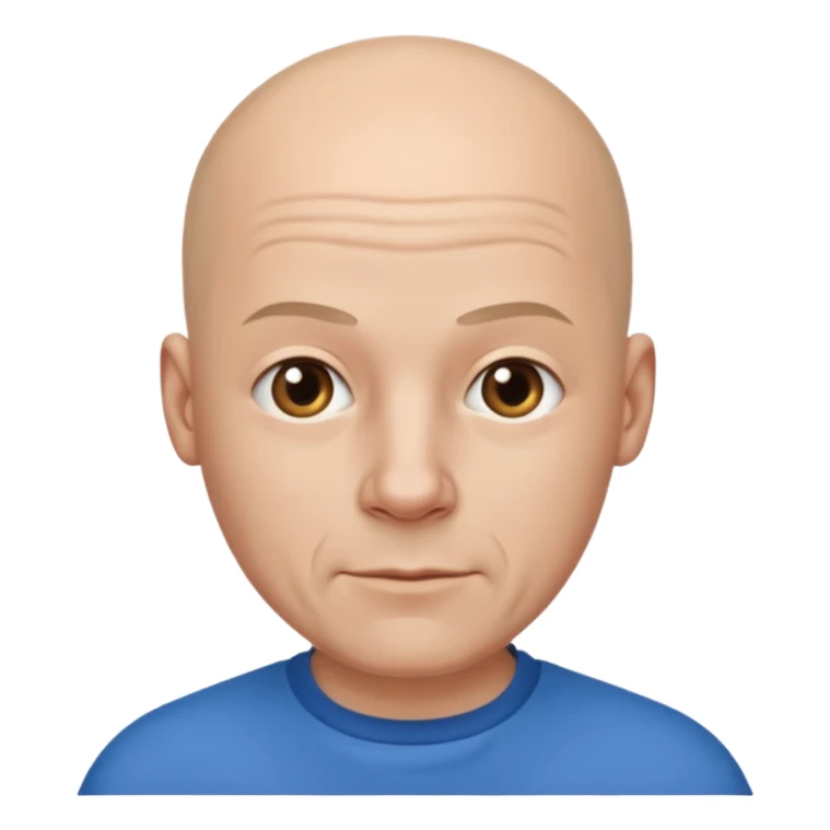 Sujeto pelon vestido de azul sticker