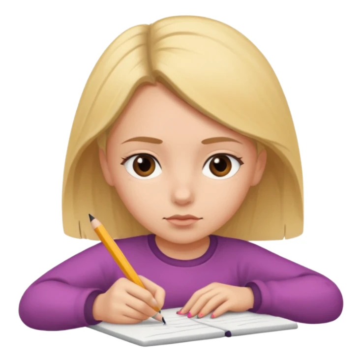 32
School motor skills for girl sticker