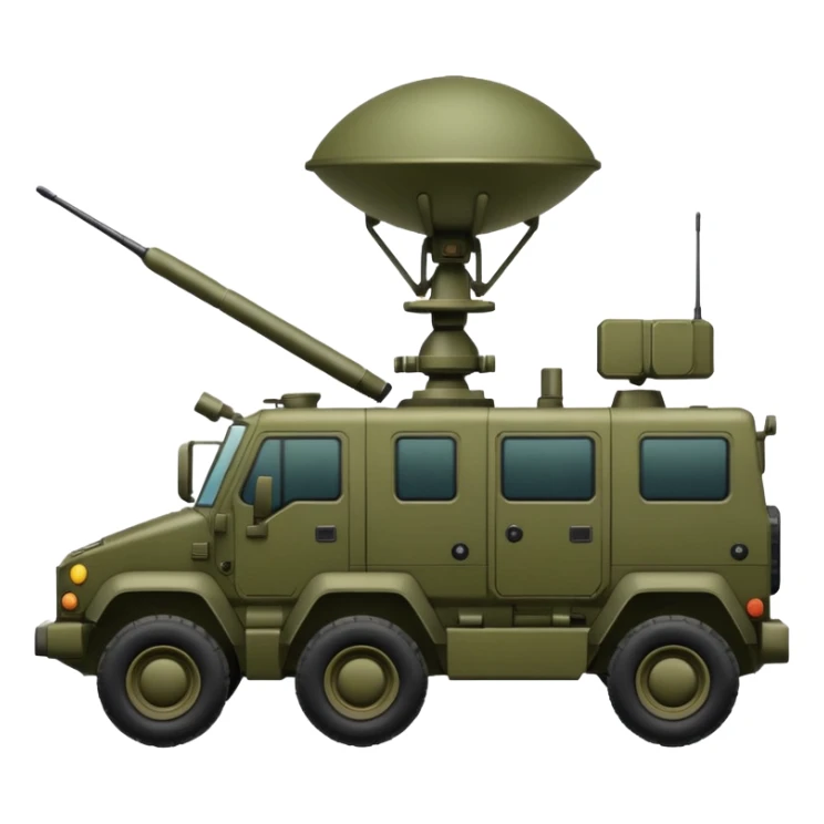 vehicle with electronic warfare equipment sticker
