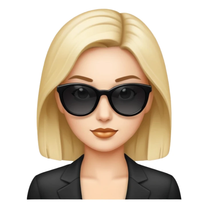 Professional woman with dark sunglasses sticker