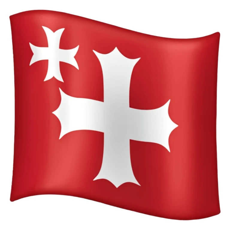 Bandera cruz de borgoña sticker