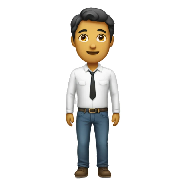 Standing men sticker