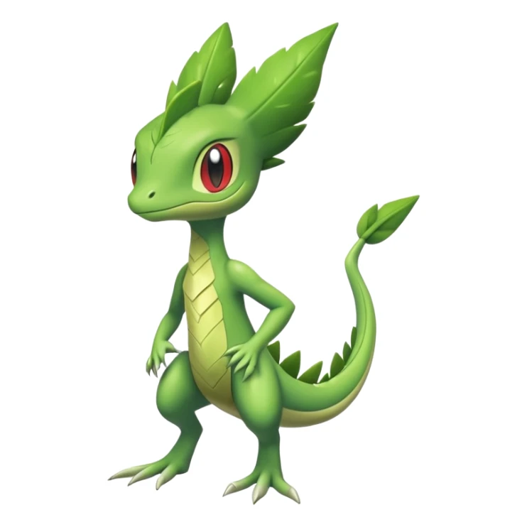  Treecko-Sceptile-Celebi-hybrid full body sticker