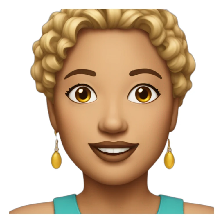 da'vine joy randolph actress portrait fat sticker