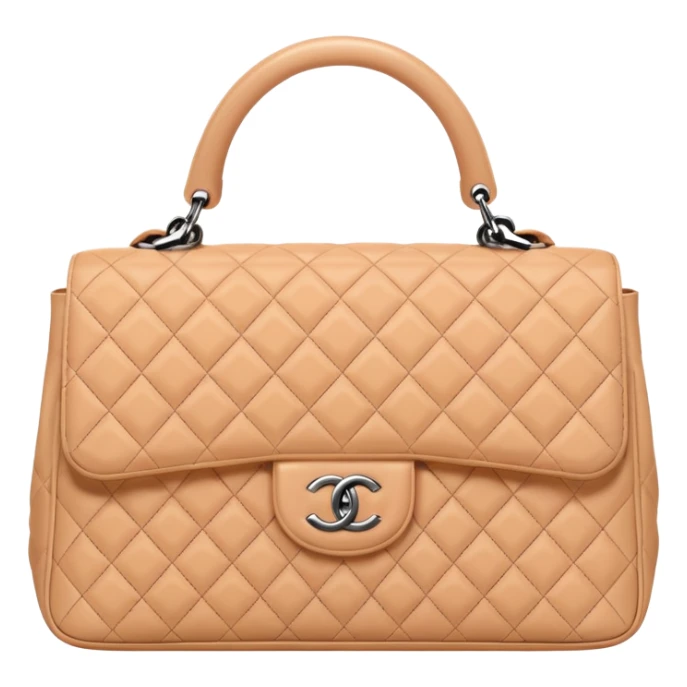 chanel flesh color bag sticker
