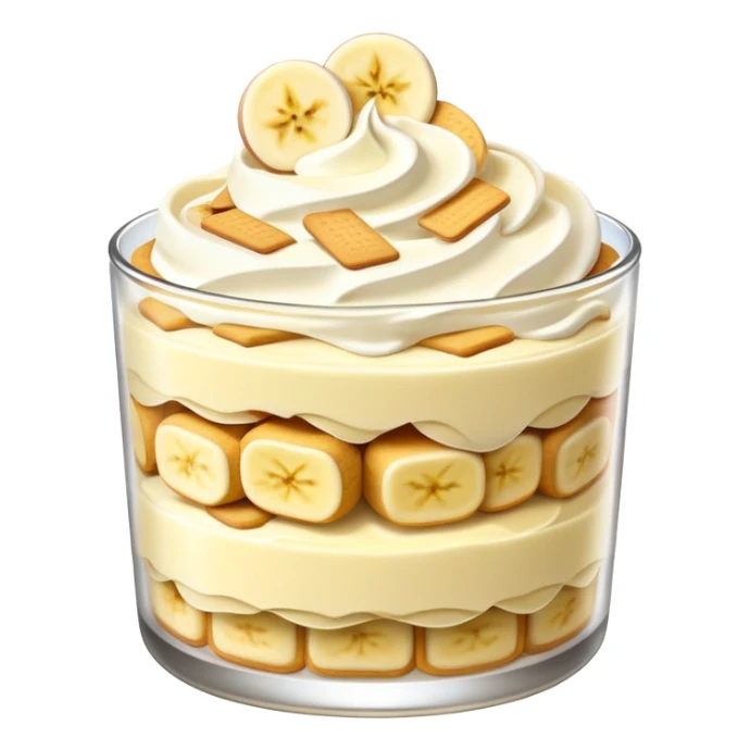 banana pudding with vanilla wafers sticker