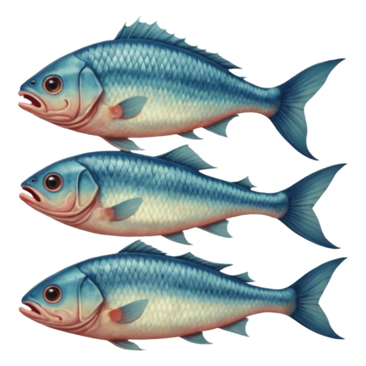 cinematic -  69 hieronymus bosch phantasmagorical mutated beings - human-fish hybrids sticker