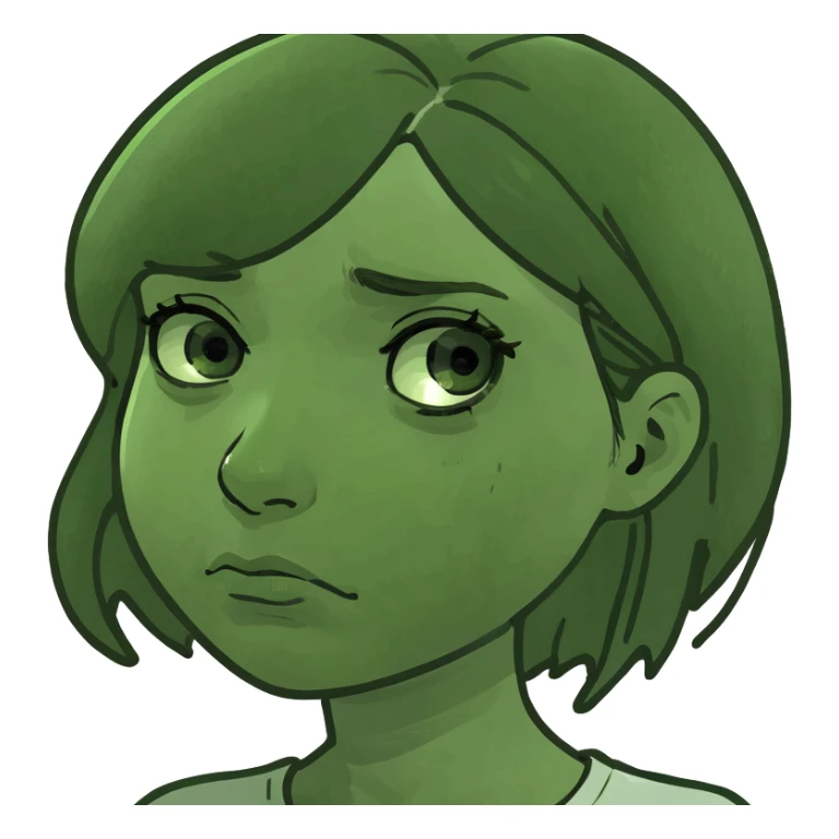 Sad girl in montauk sticker